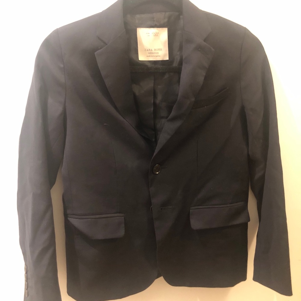 Zara boys black blazer size 11-12